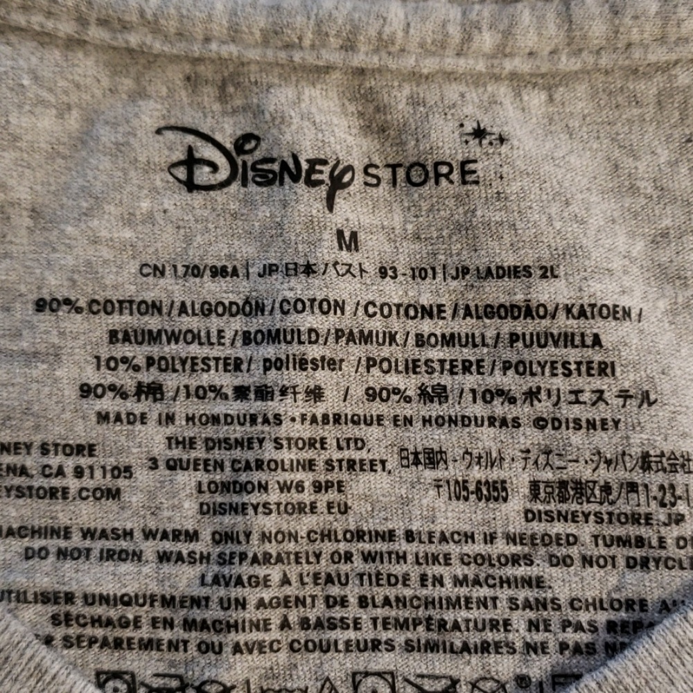 Disney store Mini mouse Gray V neck T-shirt a54 - Picture 5 of 5